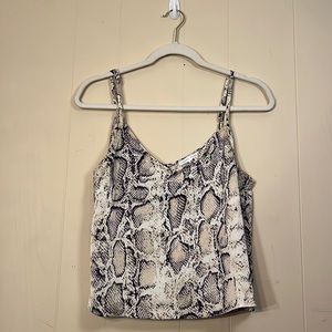 Emory park snakeskin tank - Medium
